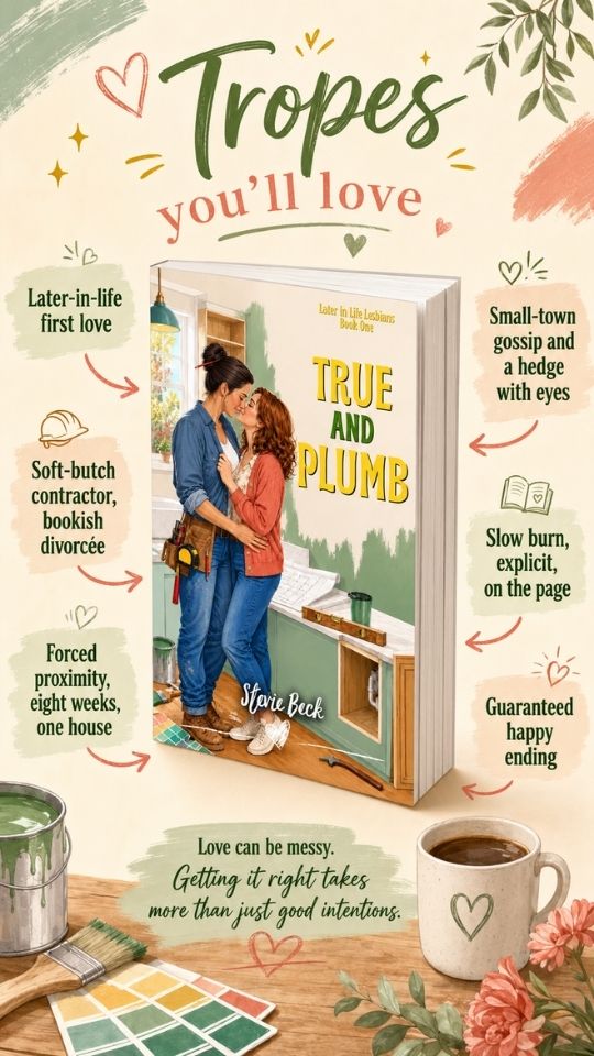 About Stevie Beck, sapphic romance novella True and Plumb About Stevie Beck, sapphic romance novella True and Plumb